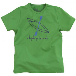 Dětské tričko s krátkým rukávem zelené