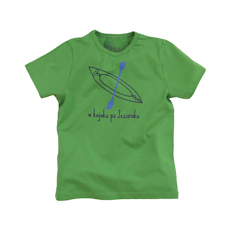 Dětské tričko s krátkým rukávem zelené