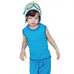 Dětská čepice-pilotka Dekster Aqua