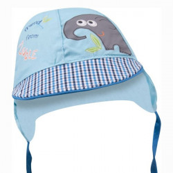 Letní kojenecká čepice na zavazování Yo Elephant 2